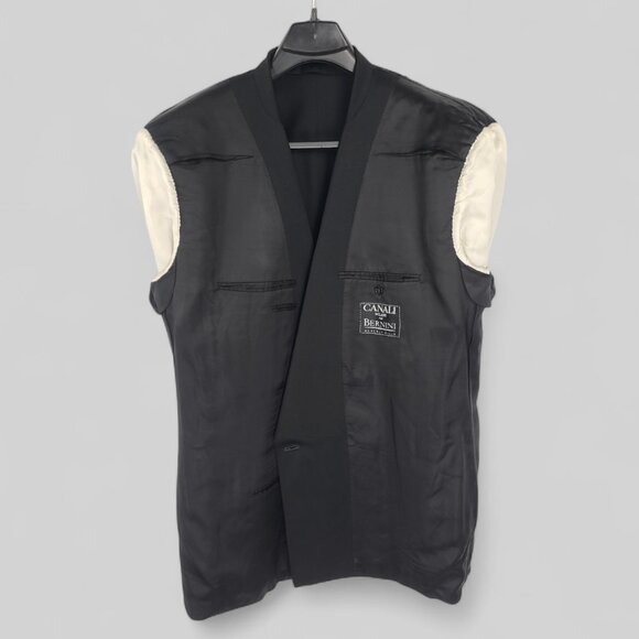 Vintage Canali 46L-48L Double Breasted Virgin Wool Sports Coat Blazer - Picture 9 of 12